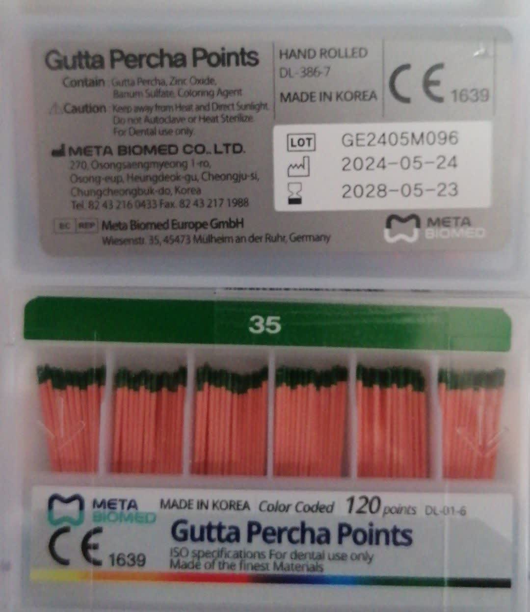 گوتا پرکا 35 سبز 2% (Gutta percha) 