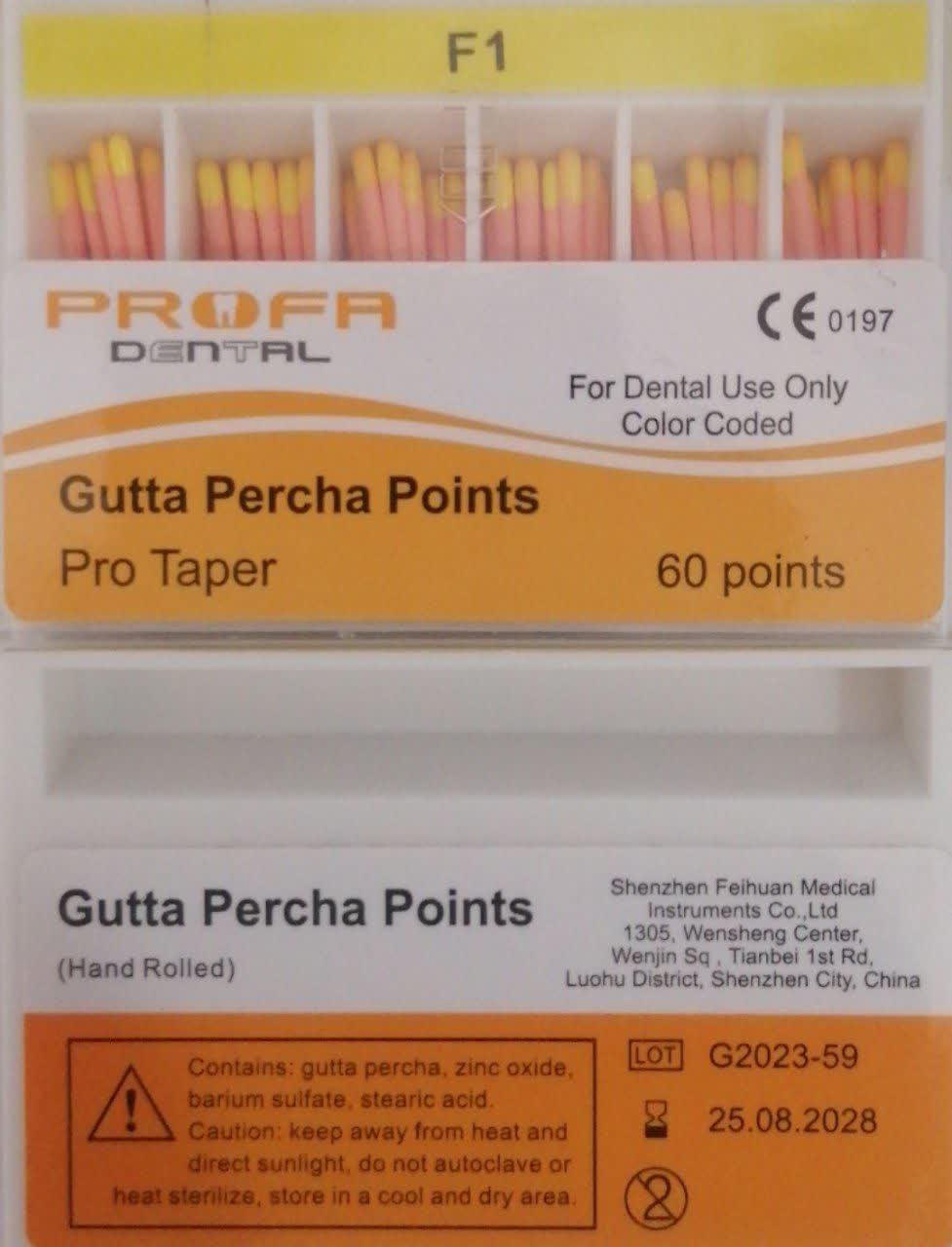 گوتا روتاری F1 زرد (Gutta percha) 