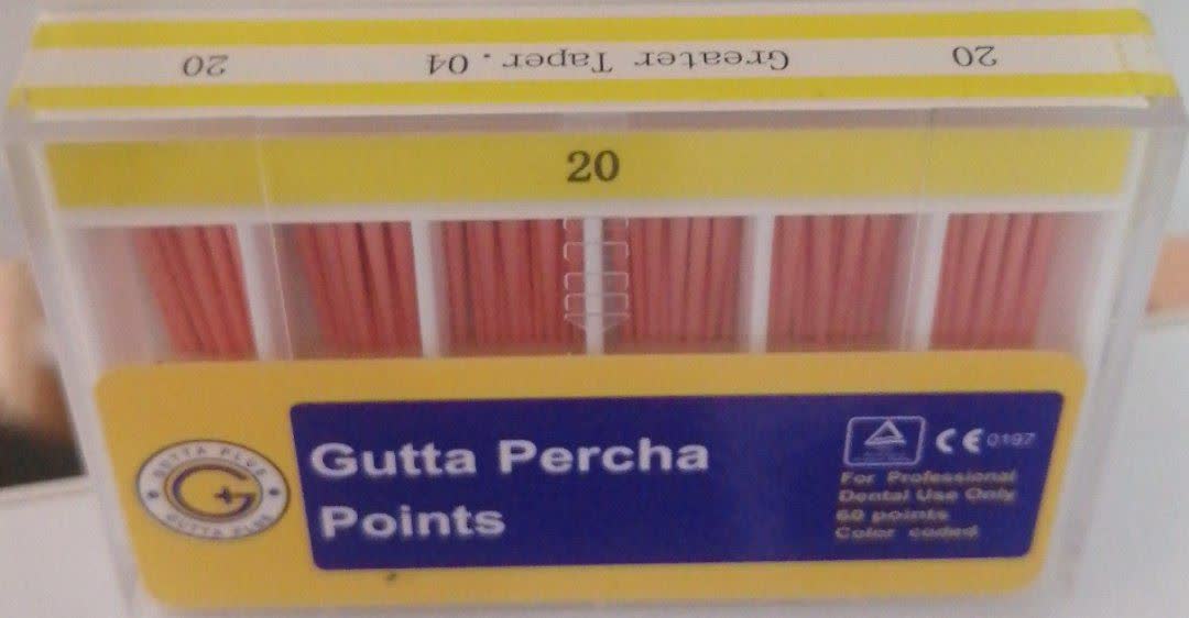 گوتا پرکا 20 زرد 4% (Gutta percha) 