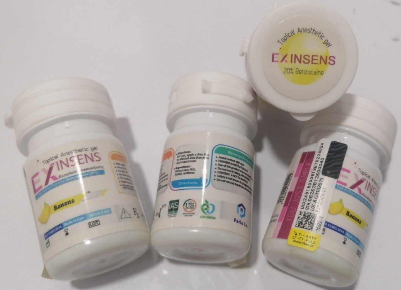 ژل بی حسی 20% بنزوکائین