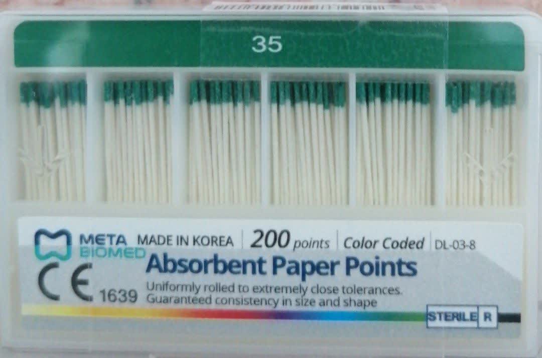 کن کاغذی 35 سبز 2% (paper point)