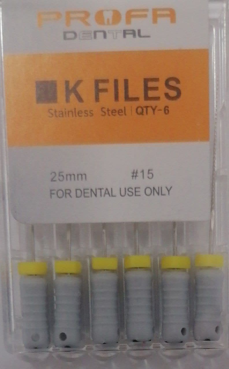 کا فایل 15 کوتاه سفید(K-FILE 25mm)