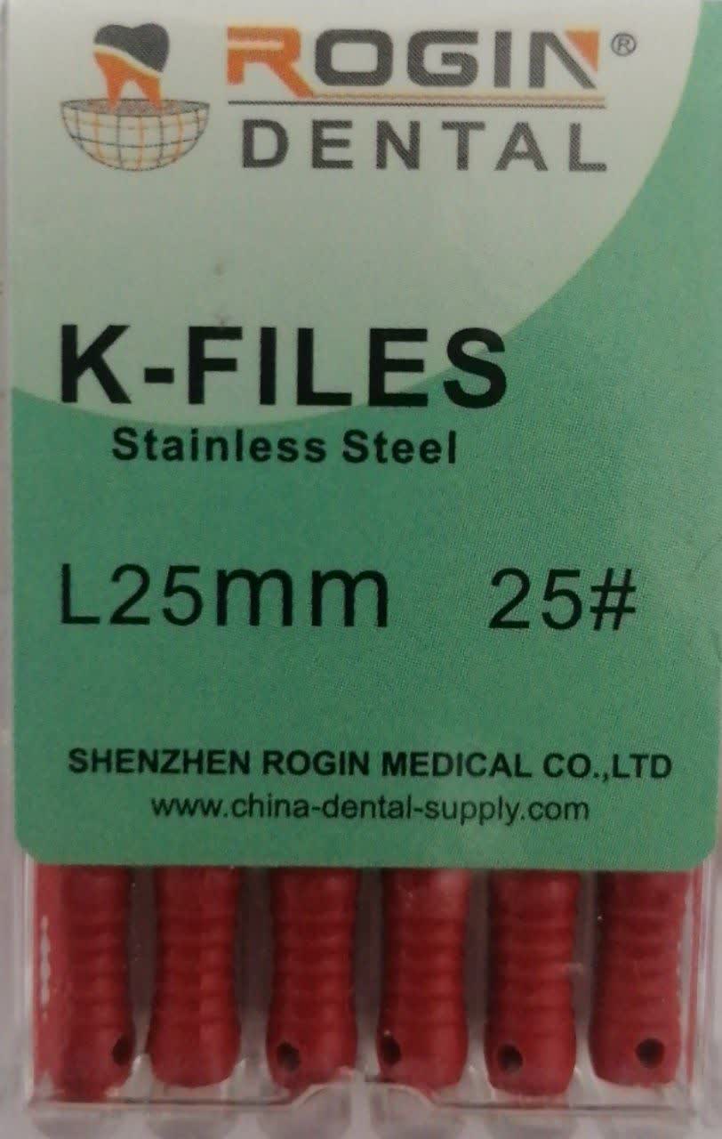 کا فایل 25 کوتاه قرمز(K-FILE 25mm)