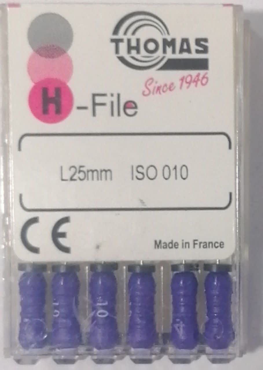 اچ فایل 10 کوتاه (H-FILE 25mm)
