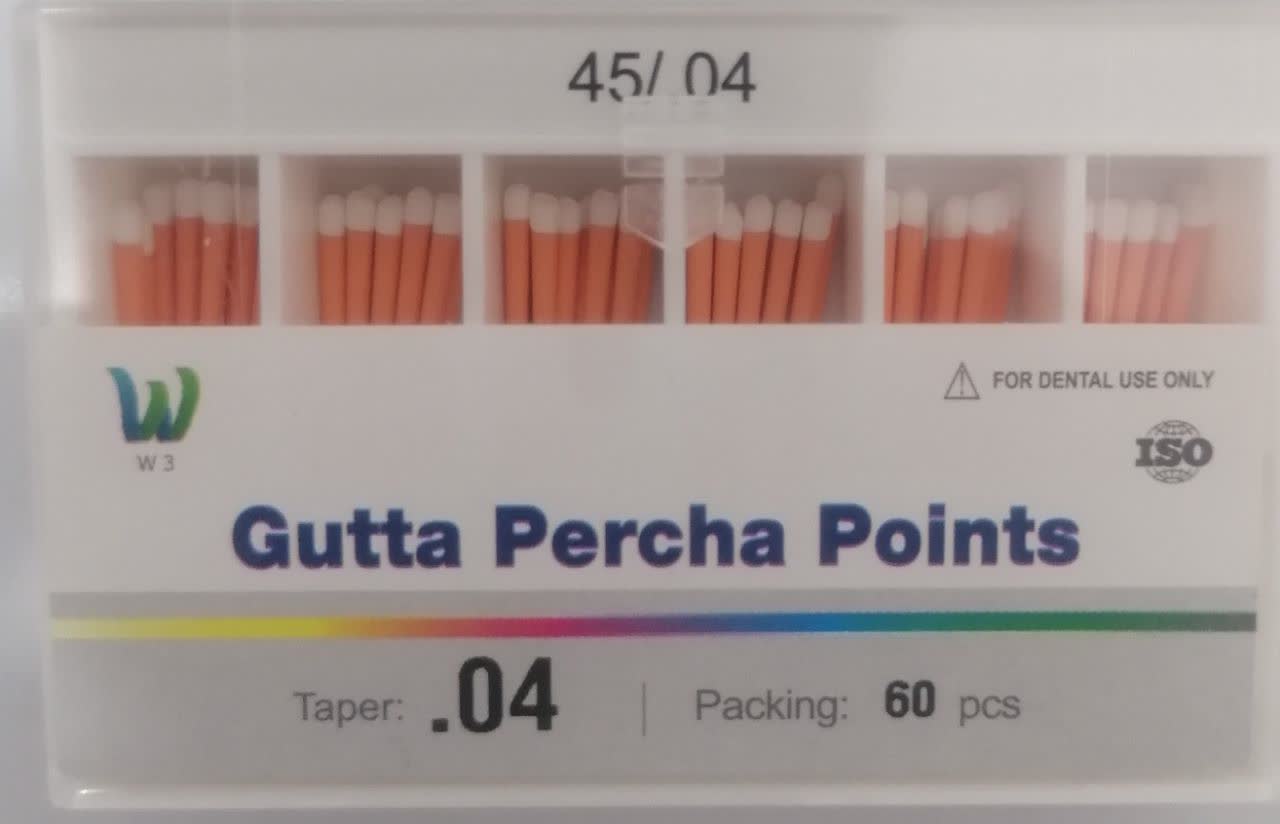 گوتا پرکا 45 سفید 4% (Gutta percha)