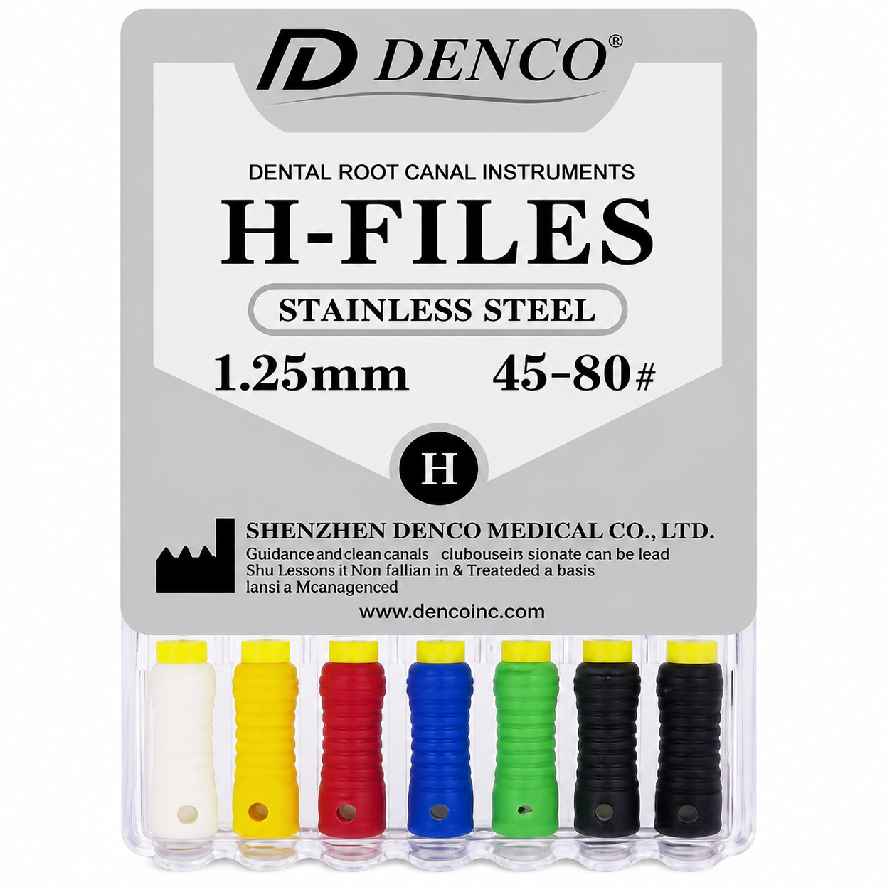 اچ فایل 80-45 کوتاه (H-FILE 25 mm) آسورت 