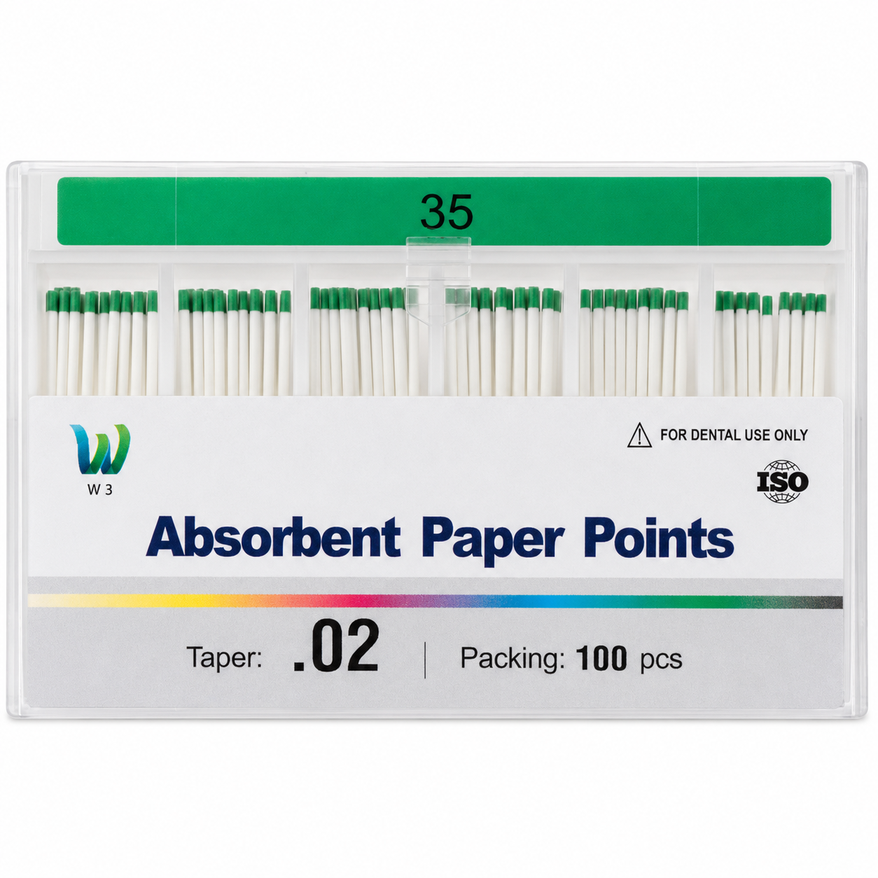 کن کاغذی 35 سبز 2% (paper point)