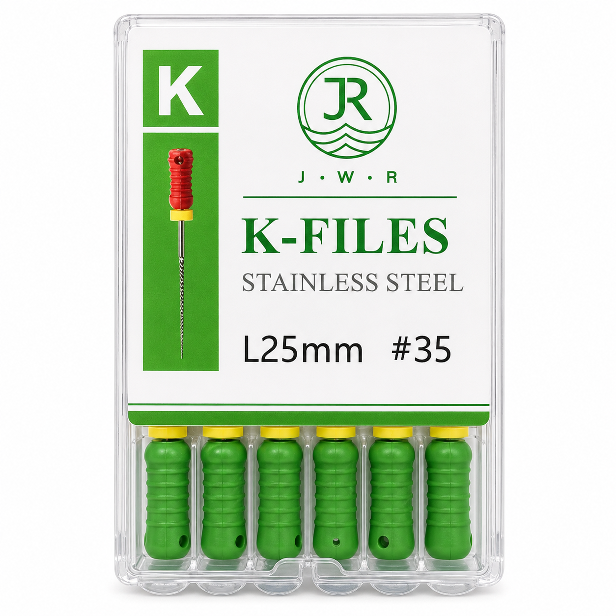 کا فایل 35 کوتاه سبز(K-FILE 25mm)